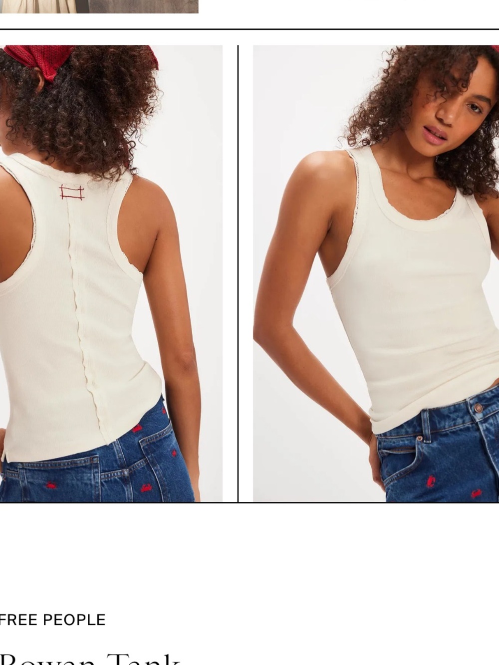 We The Free Rowan Tank in Cream